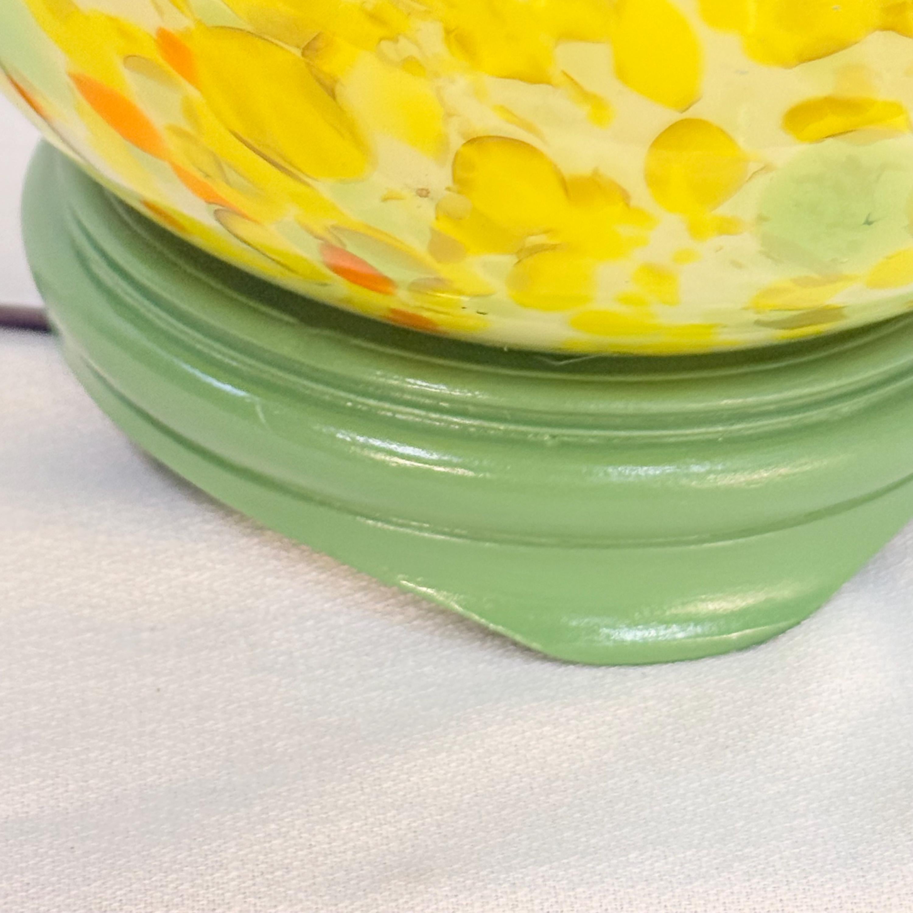 Art Glass Vase Lamp, Custom Built, Home Decor Lamp, Sculptural Glass Vase Lamp