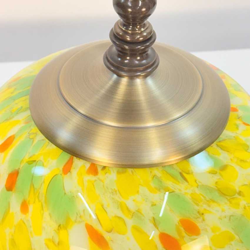 Art Glass Vase Lamp, Custom Built, Home Decor Lamp, Sculptural Glass Vase Lamp