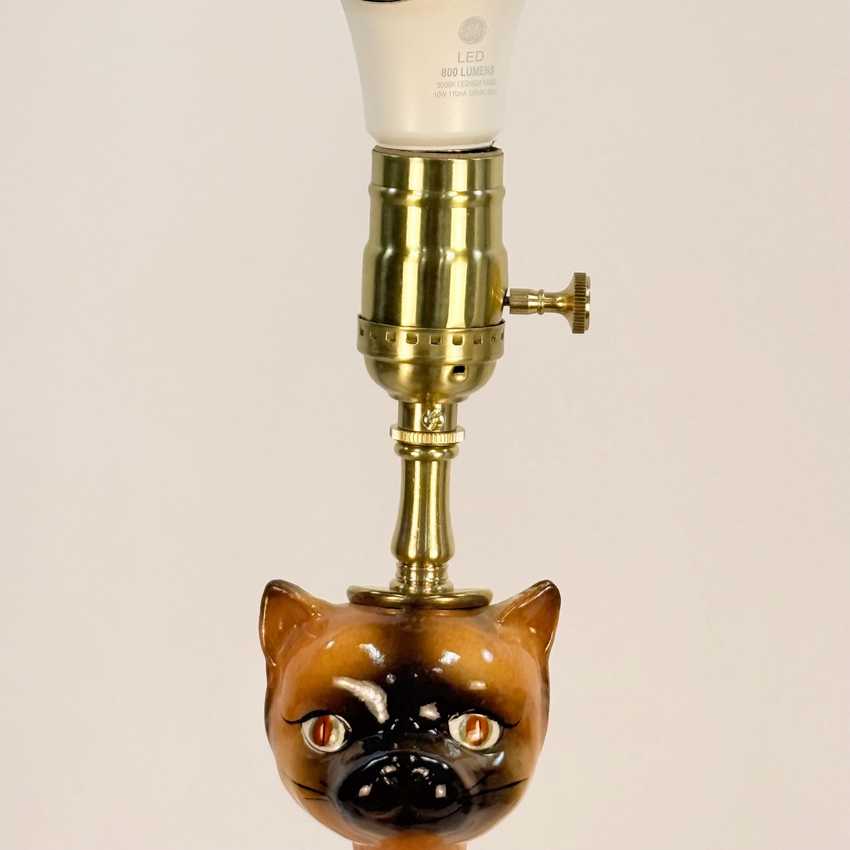 Whimsical Decorative Siamese Cat Lamp
