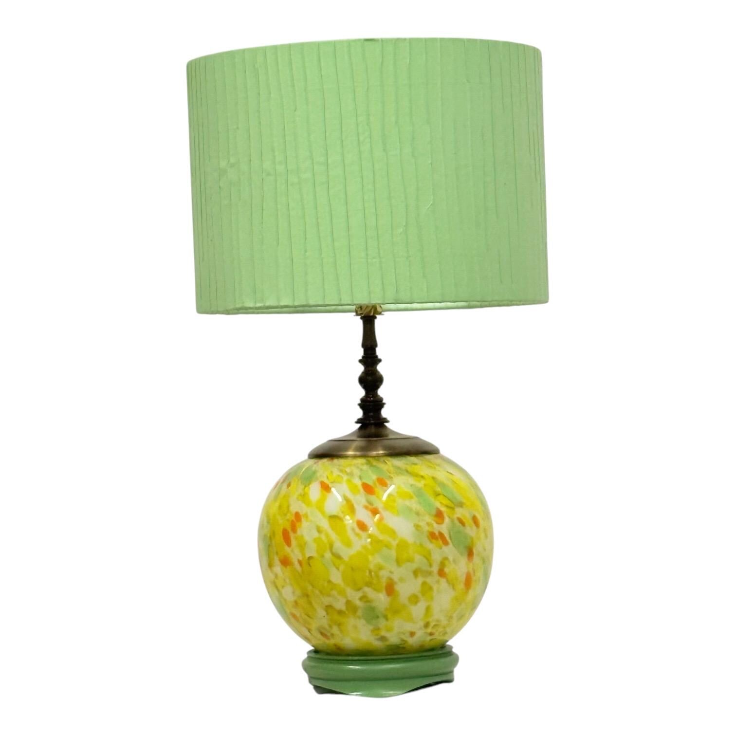 Art Glass Vase Lamp, Custom Built, Home Decor Lamp, Sculptural Glass Vase Lamp