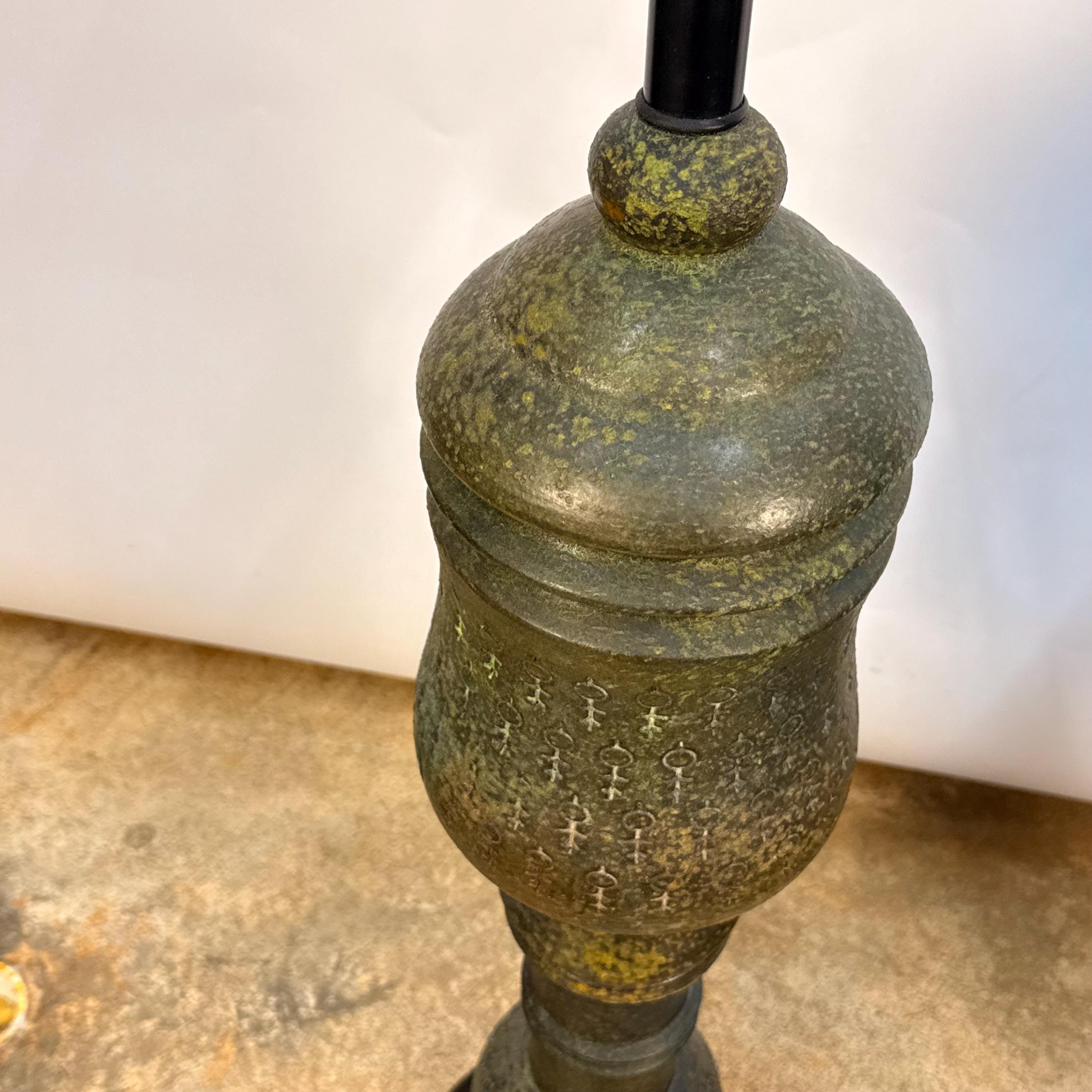 Ceramic Vintage 1960s Table Lamp Pair, Collectible Decorative Aldo Londi Lamp
