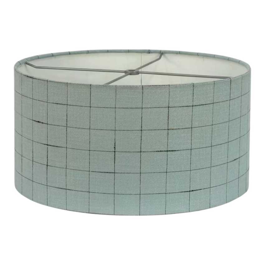 16” Teal Drum Lampshade