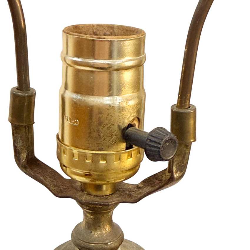 Vintage Chinese Handmade Gourd Lamp, Unique Double Gourd Table Lamp, Boho Asian Accent Lamp