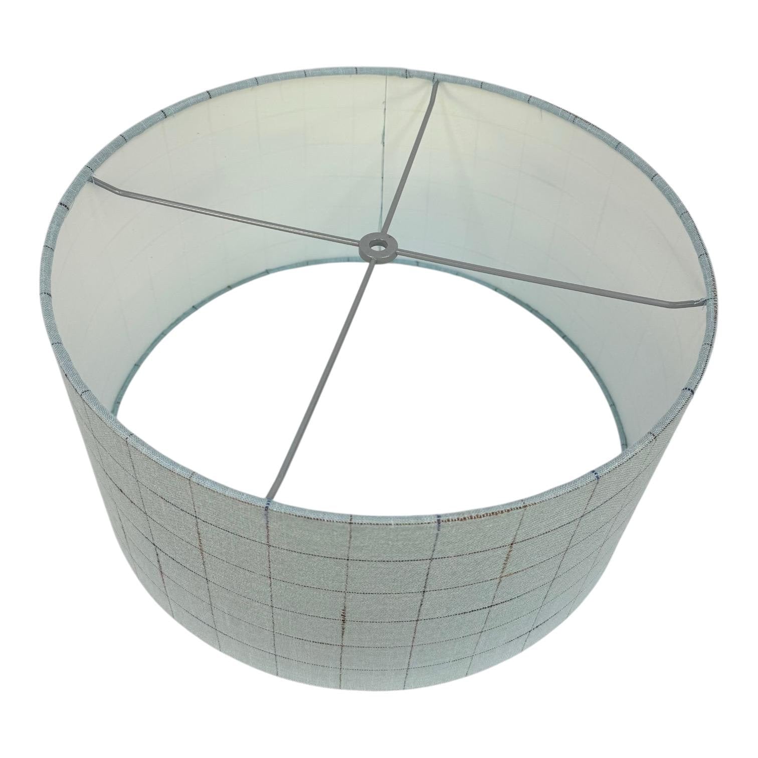 16” Teal Drum Lampshade