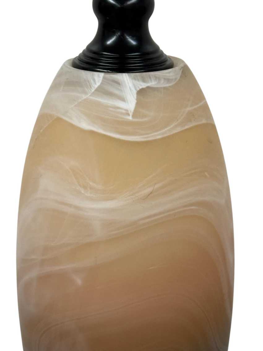 Handmade Art Glass Vase Lamp | Boho Statement Table Lamp | Housewarming Glass Vase Lamp