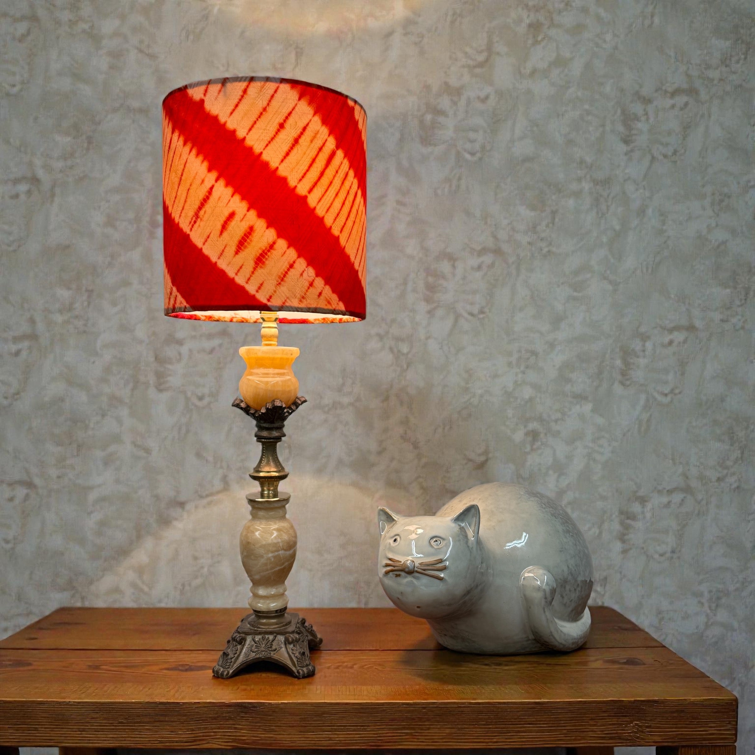 Calcite Candlestick Lamp