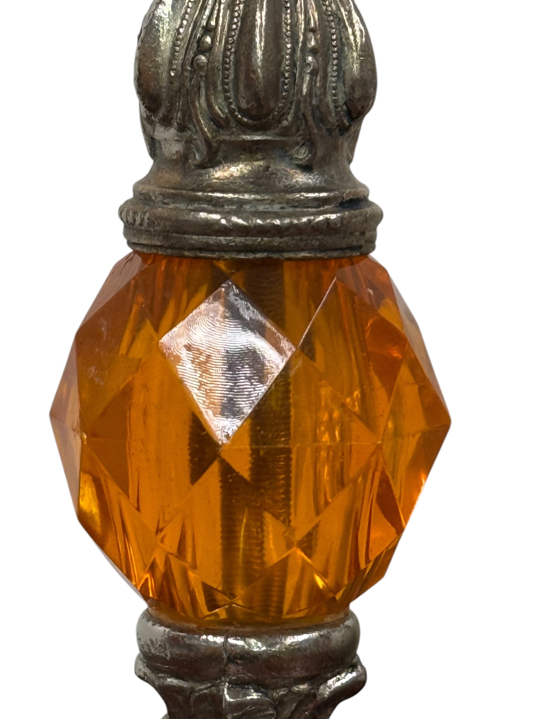 Orange Candlestick Lamp