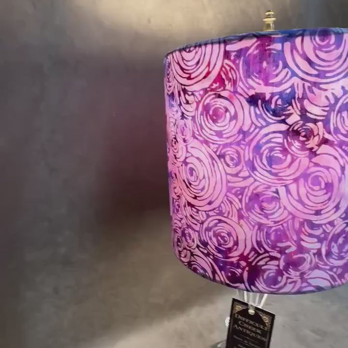 Lavender and Pink Handmade Lamp Shade