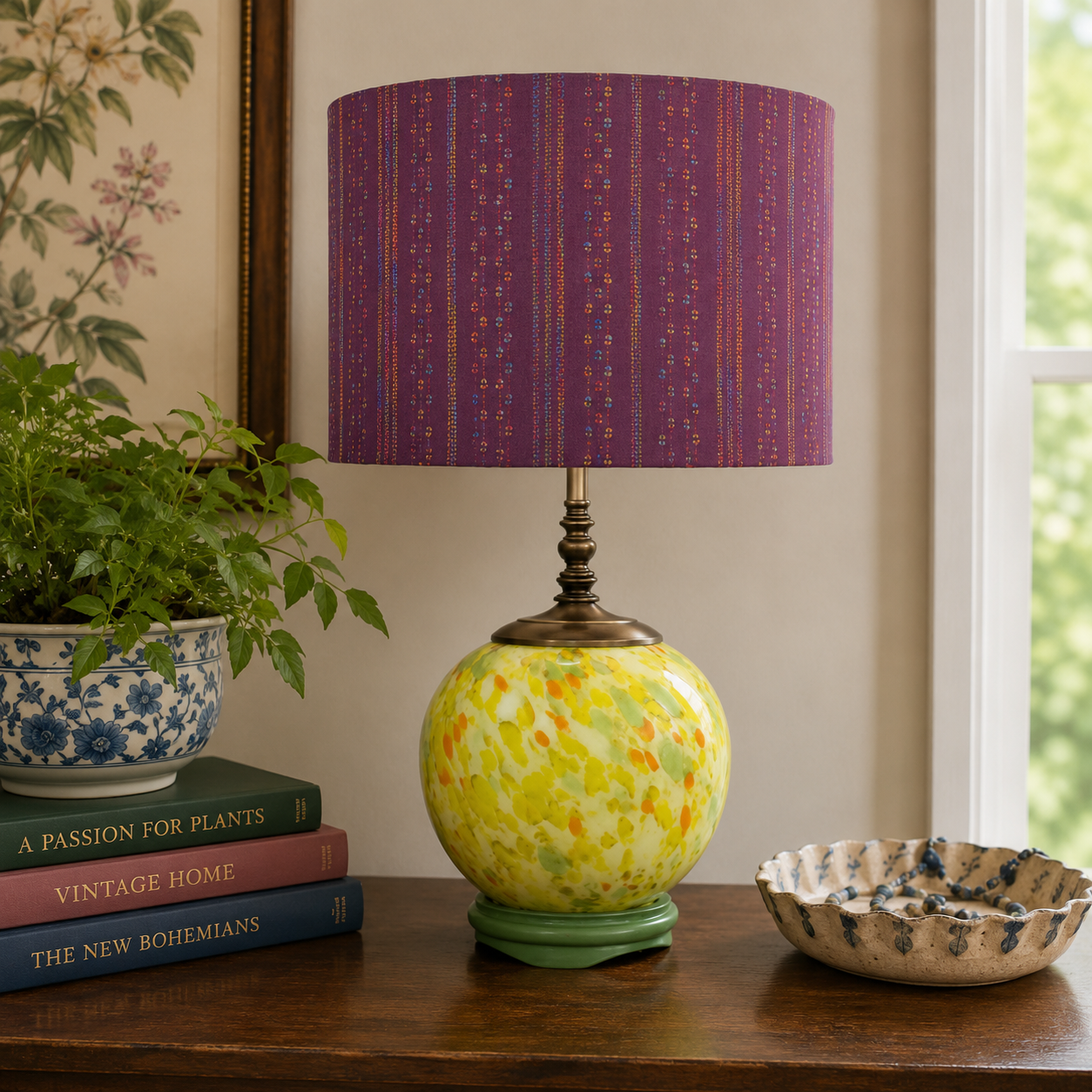 Art Glass Vase Lamp: Modern Decor for Any Home